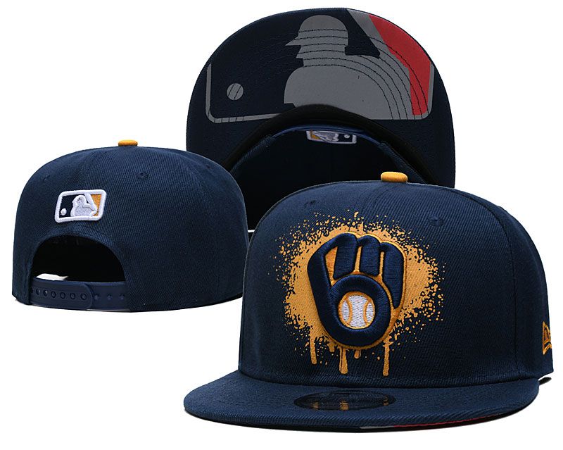 Cheap 2021 MLB Milwaukee Brewers Hat GSMY 0725